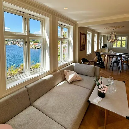 Renovated Coastal With Jetty Arendal Færvik